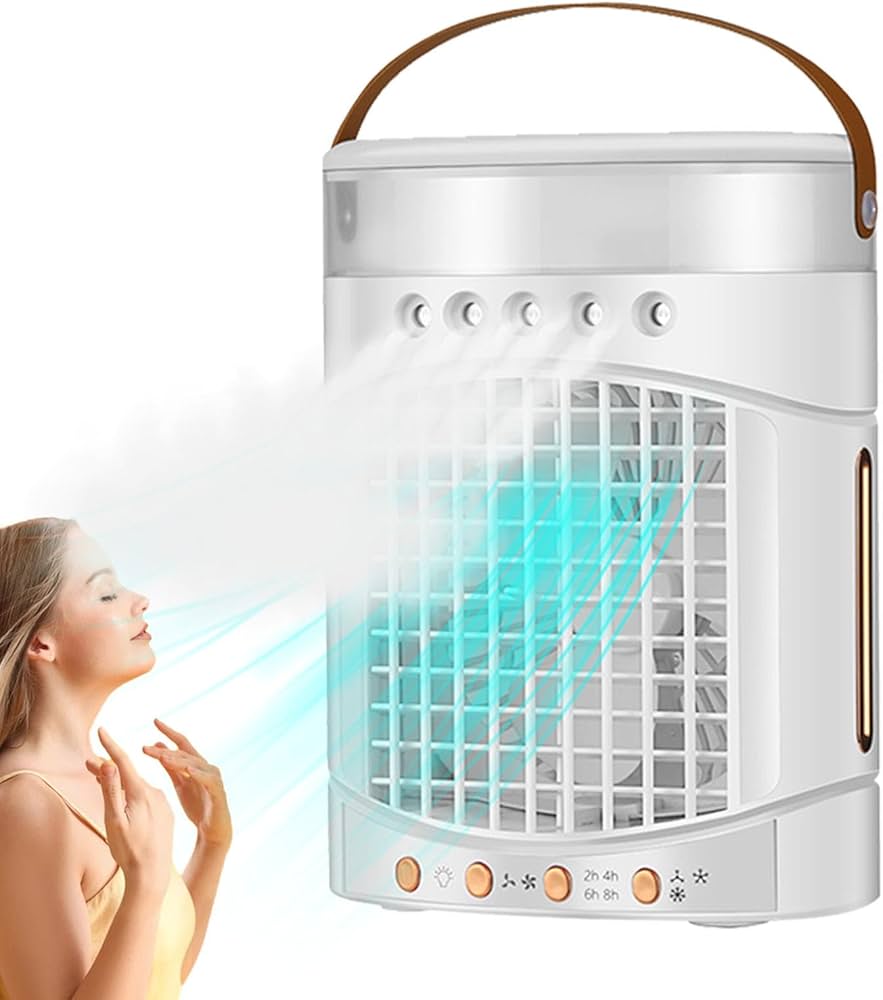 Amazon | Hozilen ポータブルエアコンファン、蒸発空気クーラー